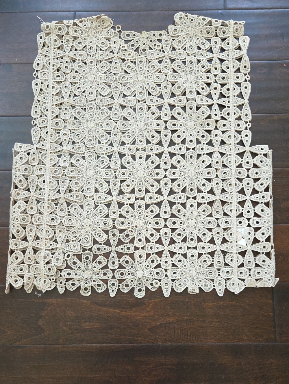 Commense Tan Lace Top NWOT